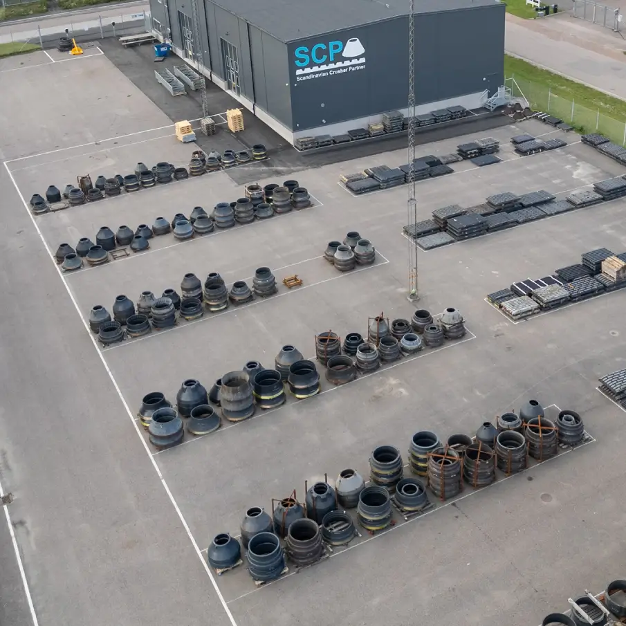 Drone image of SCP warehouse